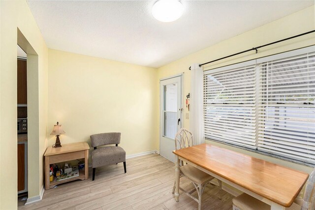 5216 81st St N Unit 2, Saint Petersburg, FL 33709 - office area featuring light wood-style floors and baseboards