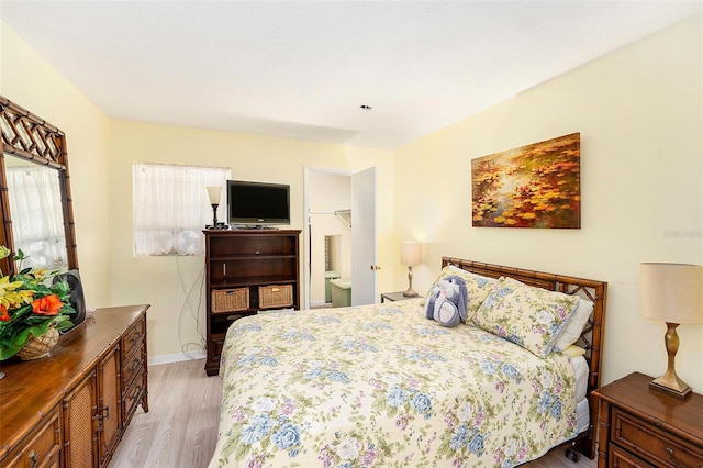 5216 81st St N Unit 2, Saint Petersburg, FL 33709 - bedroom featuring light wood finished floors and baseboards
