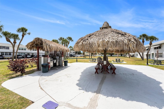 5216 81st St N Unit 2, Saint Petersburg, FL 33709 - view of home's community with a gazebo and a yard