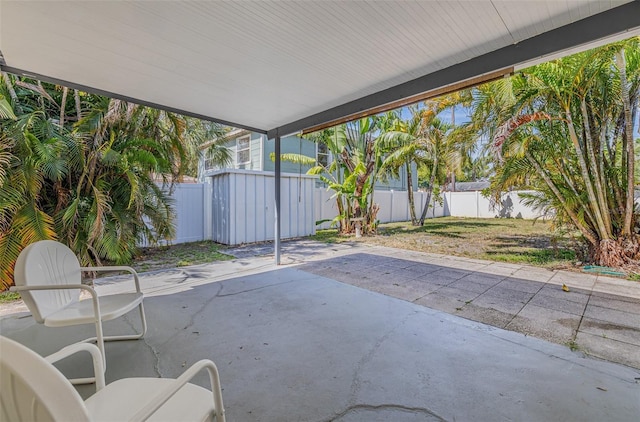 3300 Jackson St N, Saint Petersburg, FL 33704 - view of patio / terrace with a fenced backyard