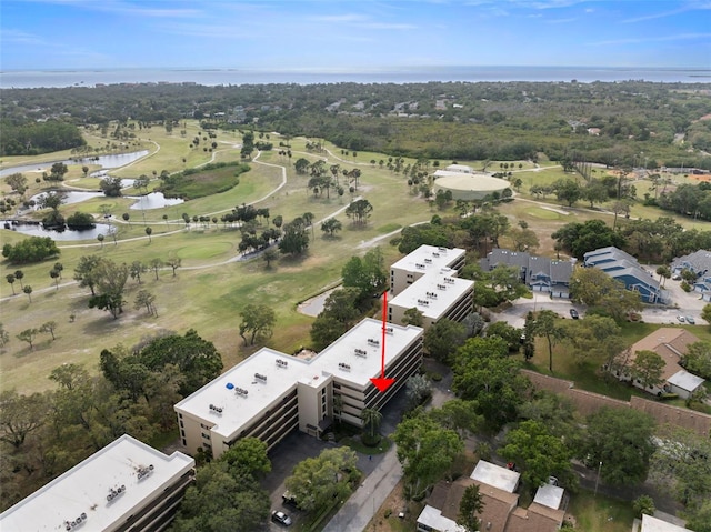 1817 Golfview Dr Unit 1817, Tarpon Springs, FL 34689 - birds eye view of property with a water view and golf course view