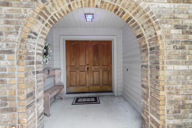 3808 Hollow Wood Dr, Valrico, FL 33594 - view of exterior entry with brick siding