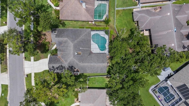 3808 Hollow Wood Dr, Valrico, FL 33594 - drone / aerial view of a pool