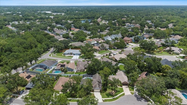 3808 Hollow Wood Dr, Valrico, FL 33594 - aerial view of property and surrounding area with nearby suburban area