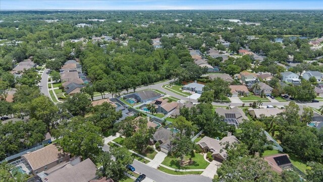 3808 Hollow Wood Dr, Valrico, FL 33594 - aerial view of property and surrounding area with nearby suburban area