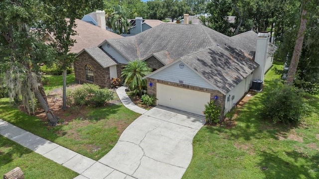 3808 Hollow Wood Dr, Valrico, FL 33594 - view from above of property with a tree filled landscape