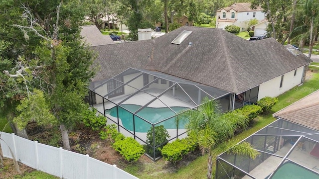 3808 Hollow Wood Dr, Valrico, FL 33594 - drone / aerial view of a pool