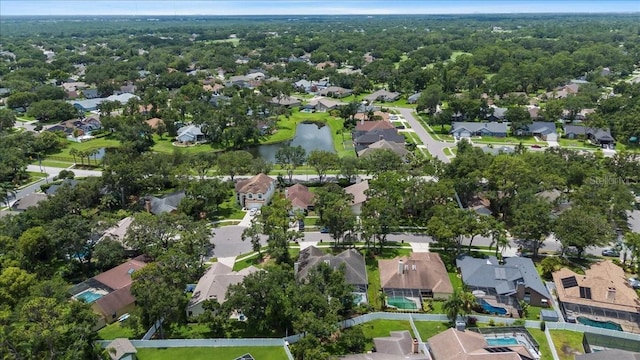 3808 Hollow Wood Dr, Valrico, FL 33594 - aerial view of property's location with nearby suburban area and a large body of water
