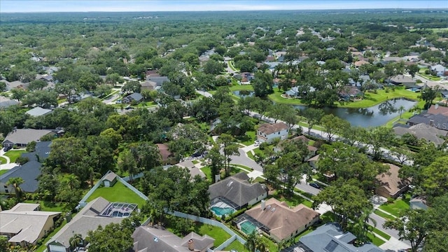 3808 Hollow Wood Dr, Valrico, FL 33594 - aerial view of property's location featuring nearby suburban area and a nearby body of water