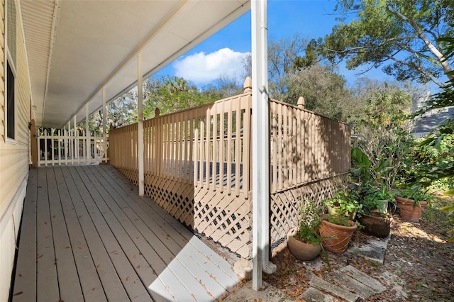 13015 Elm St, Odessa, FL 33556 - view of wooden terrace