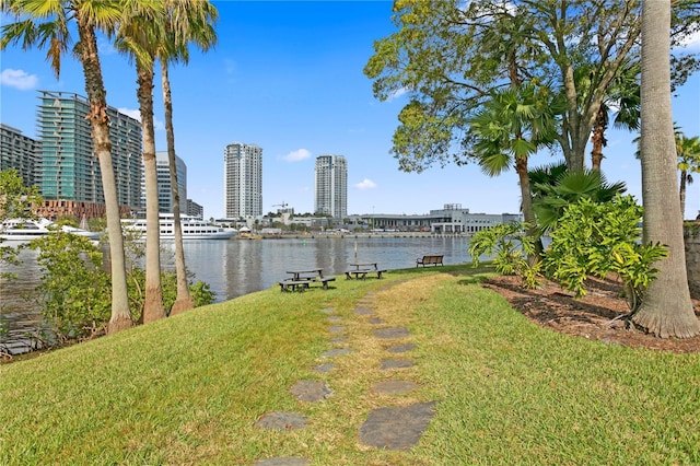 property view of water