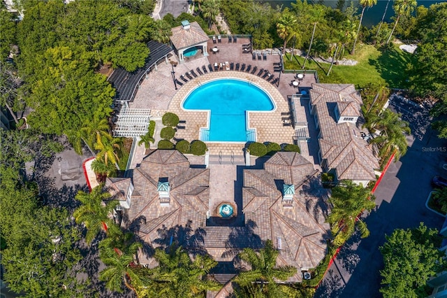 drone / aerial view