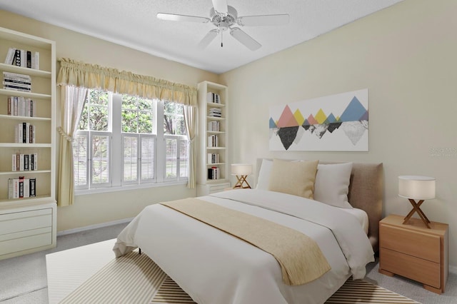 15314 Sherwood Forest Dr, Tampa, FL 33647 - carpeted bedroom featuring baseboards and ceiling fan