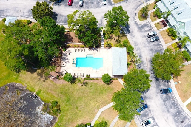 drone / aerial view