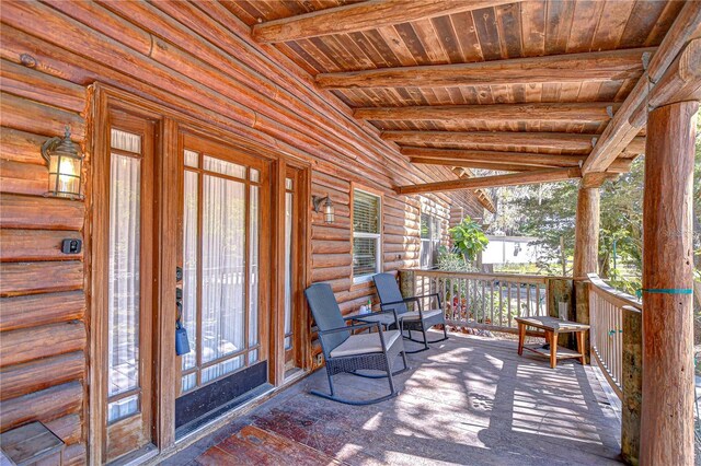 4126 Burrows Rd, Zephyrhills, FL 33542 - view of deck