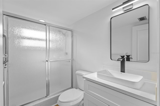 1225 58th St N Unit 204A, Saint Petersburg, FL 33710 - full bath featuring a shower stall, toilet, and vanity