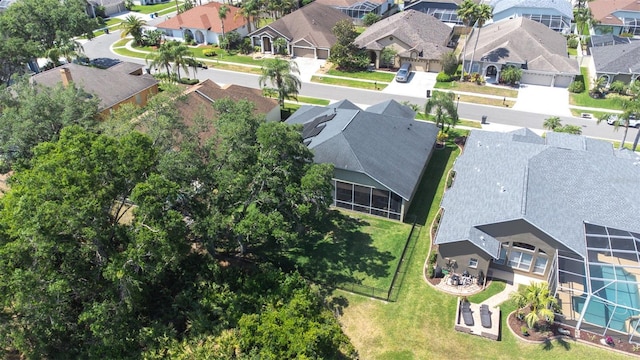 bird's eye view featuring a residential view