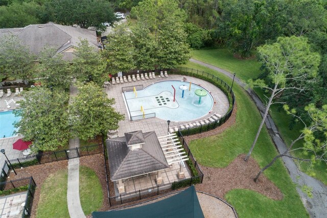 drone / aerial view