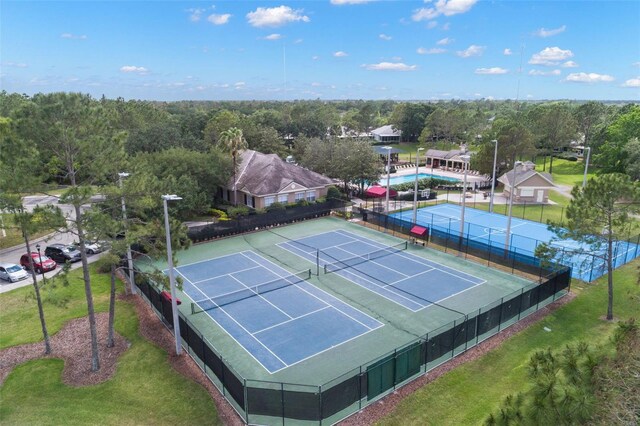 drone / aerial view