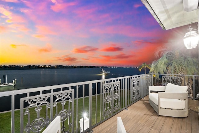 429 St Andrews Dr, Belleair, FL 33756 - balcony featuring a water view