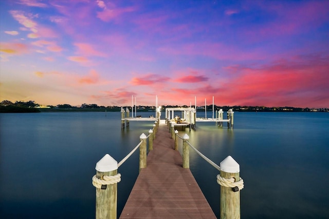 429 St Andrews Dr, Belleair, FL 33756 - dock with boat lift and a water view
