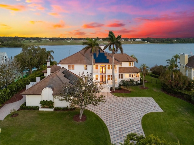 429 St Andrews Dr, Belleair, FL 33756 - aerial view of property and surrounding area with a large body of water