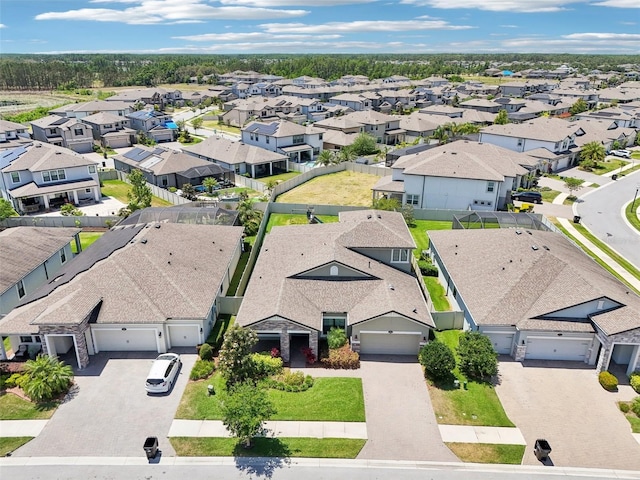 1741 Cherry Walk Rd, Lutz, FL 33558 - bird's eye view featuring a residential view