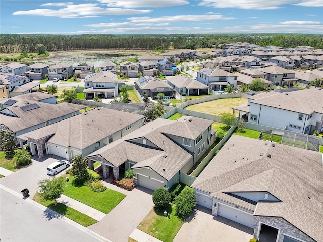 1741 Cherry Walk Rd, Lutz, FL 33558 - drone / aerial view featuring a residential view