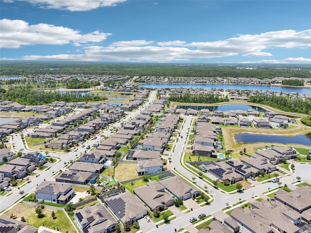 1741 Cherry Walk Rd, Lutz, FL 33558 - aerial view with a water view and a residential view