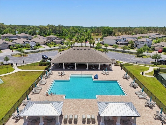 1741 Cherry Walk Rd, Lutz, FL 33558 - community pool with fence