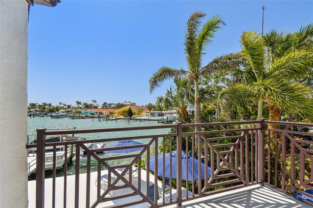 2233 Donato Dr, Belleair Beach, FL 33786 - balcony with a water view