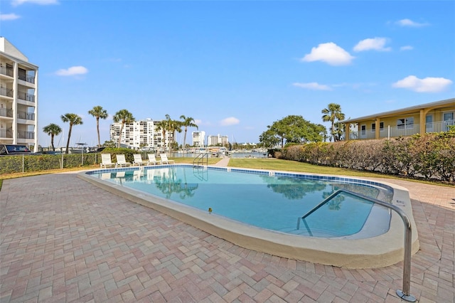 view of pool