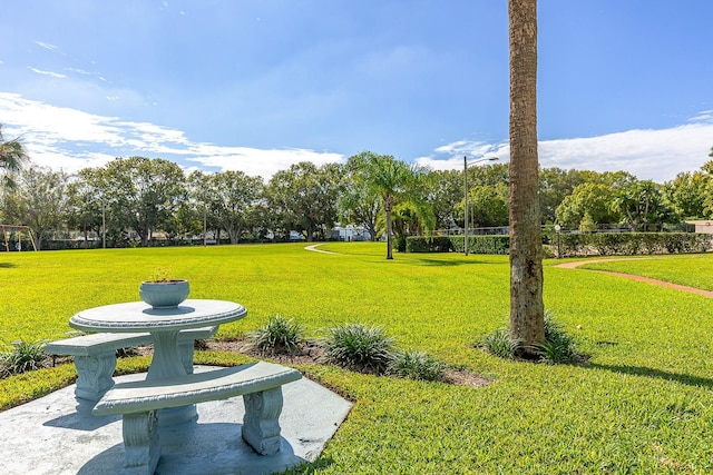 4306 La Mora Ct, Tampa, FL 33611 - surrounding community with a lawn