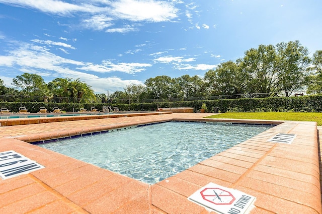 4306 La Mora Ct, Tampa, FL 33611 - community pool featuring a patio area and fence