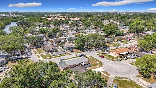 bird's eye view featuring a residential view
