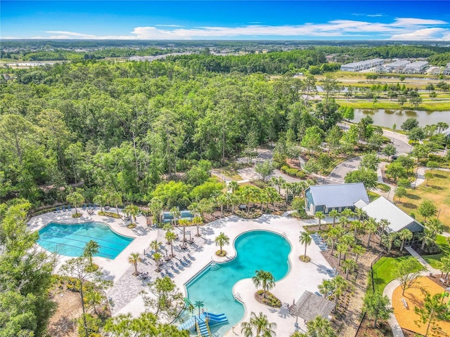 17683 Ramble On Way, Land O Lakes, FL 34638 - birds eye view of property with a view of trees