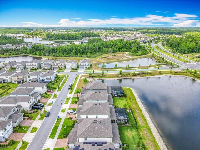 17683 Ramble On Way, Land O Lakes, FL 34638 - birds eye view of property featuring a residential view and a water view