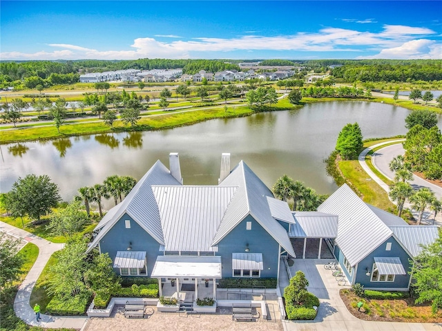 17683 Ramble On Way, Land O Lakes, FL 34638 - birds eye view of property featuring a water view