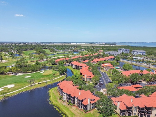 2400 Feather Sound Dr Unit 735, Clearwater, FL 33762 - drone / aerial view with a water view and golf course view