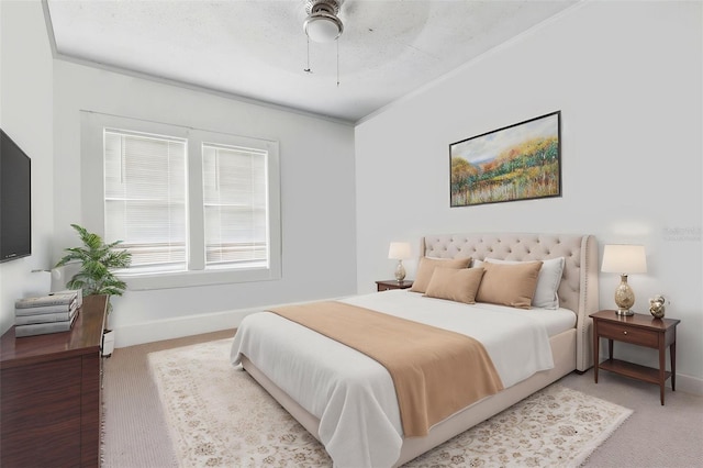 4100 1st Ave S, Saint Petersburg, FL 33711 - bedroom with baseboards, crown molding, and light colored carpet