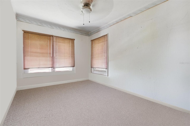 4100 1st Ave S, Saint Petersburg, FL 33711 - carpeted empty room with baseboards and ceiling fan