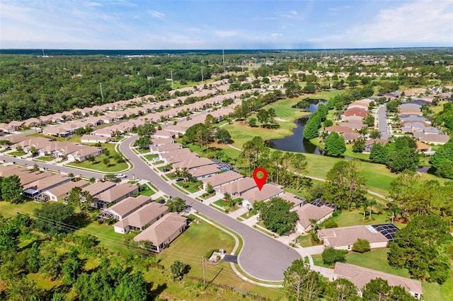 23935 Coral Ridge Ln, Land O Lakes, FL 34639 - view of property location with a large body of water and nearby suburban area