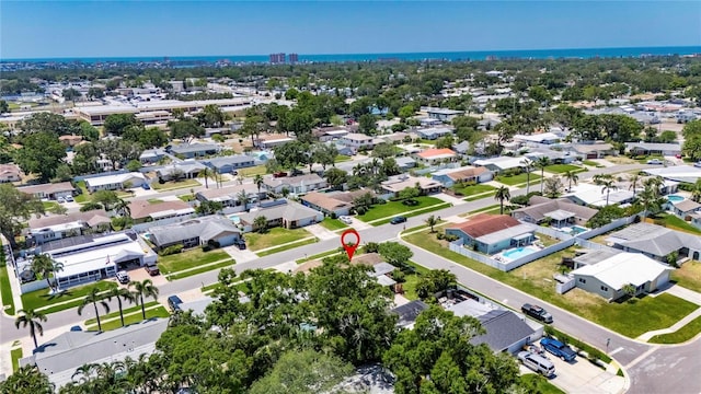 bird's eye view featuring a residential view