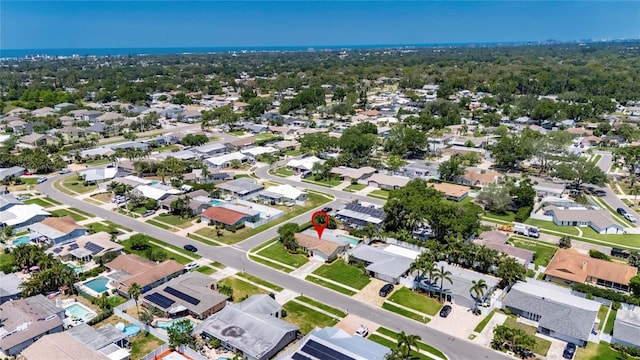 bird's eye view featuring a residential view