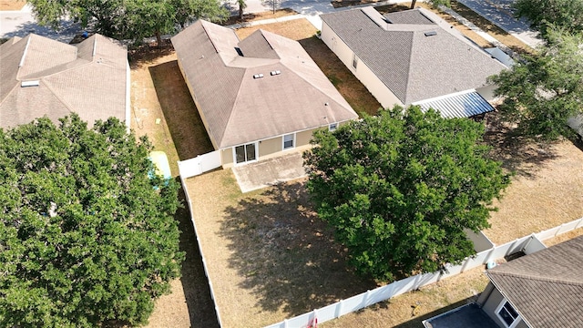 bird's eye view featuring a residential view