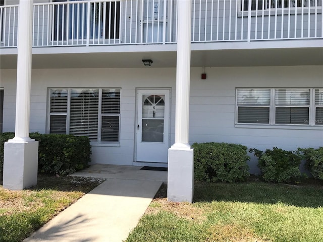 2450 Canadian Way Unit 6, Clearwater, FL 33763 - doorway to property with a balcony