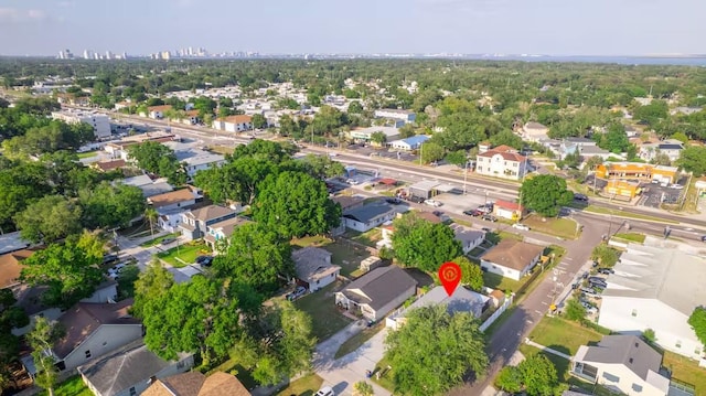 bird's eye view featuring a residential view