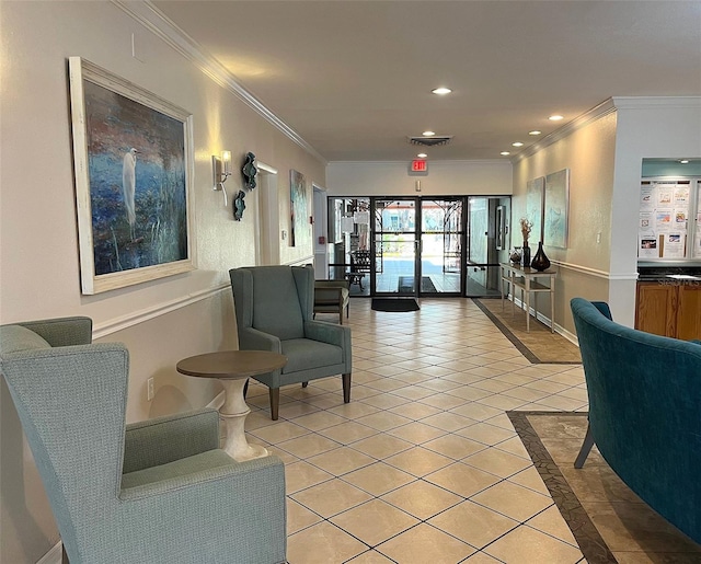 common area with visible vents