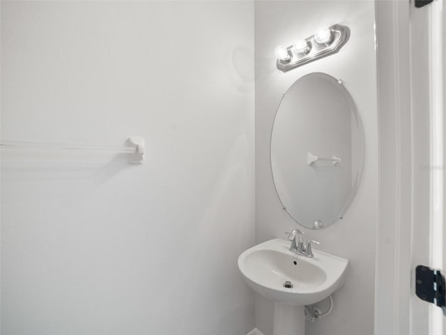 bathroom with a sink