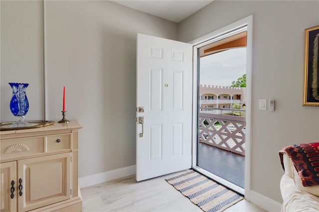 2457 Ecuadorian Way Unit 63, Clearwater, FL 33763 - entrance foyer featuring baseboards